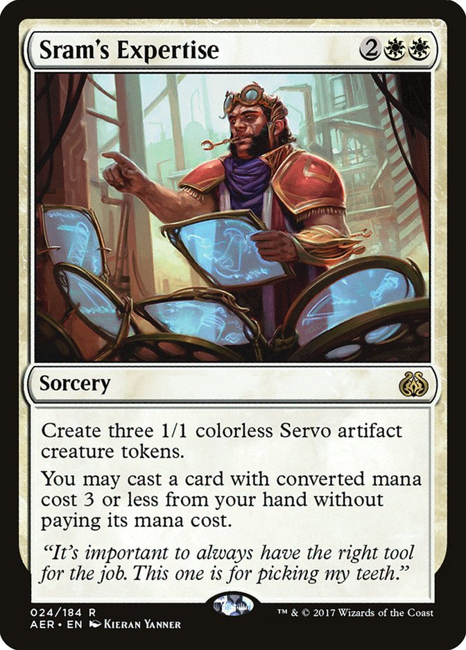 Sram's Expertise [Aether Revolt] | Chromatic Games