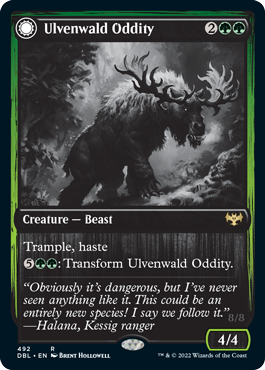 Ulvenwald Oddity // Ulvenwald Behemoth [Innistrad: Double Feature] | Chromatic Games