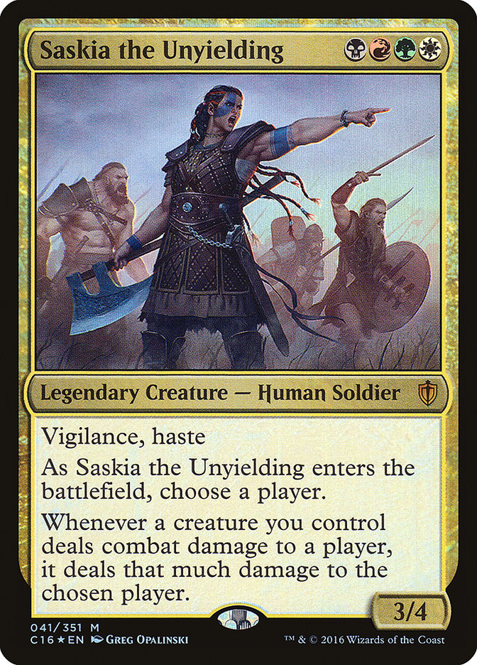 Saskia the Unyielding [Commander 2016] | Chromatic Games