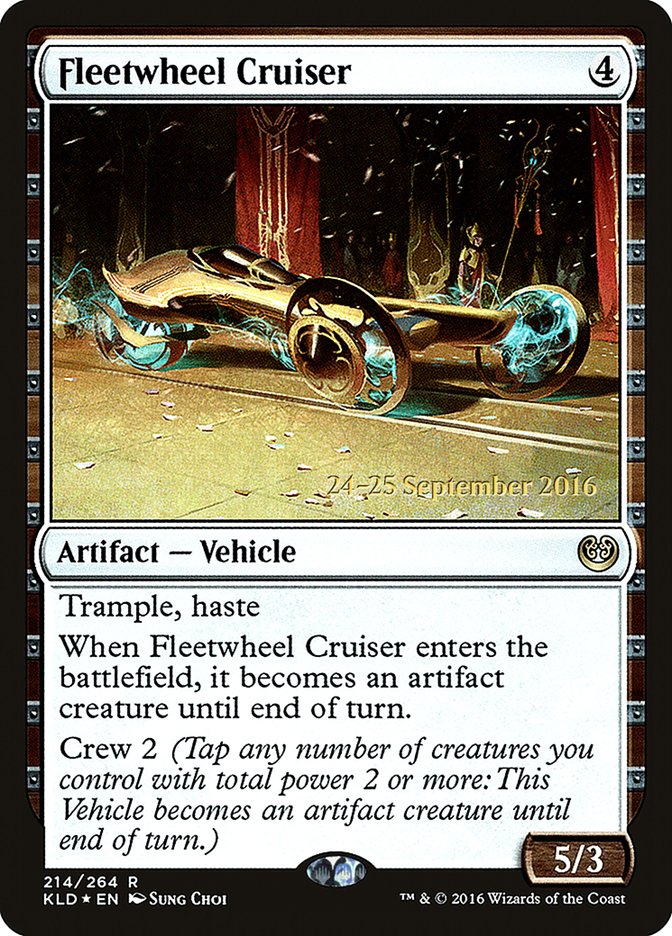 Fleetwheel Cruiser [Kaladesh Prerelease Promos] | Chromatic Games