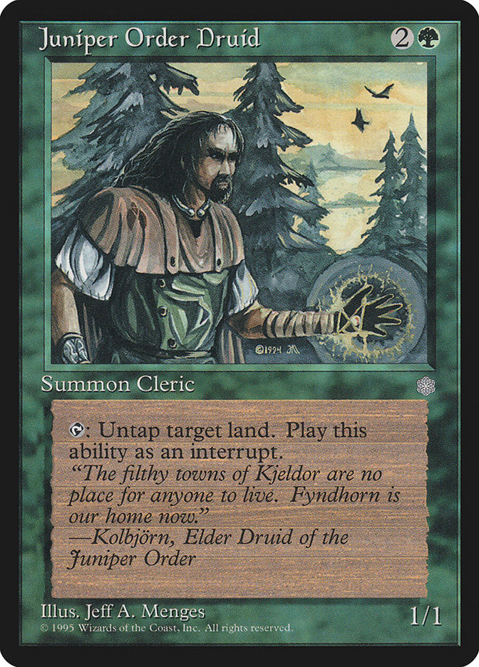 Juniper Order Druid [Ice Age] | Chromatic Games