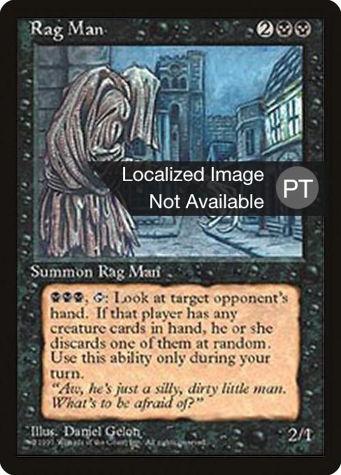 Rag Man [Fourth Edition (Foreign Black Border)] | Chromatic Games