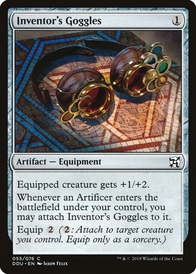 Inventor's Goggles [Duel Decks: Elves vs. Inventors] | Chromatic Games