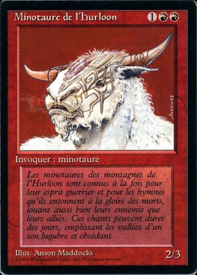 Hurloon Minotaur [Foreign Black Border] | Chromatic Games