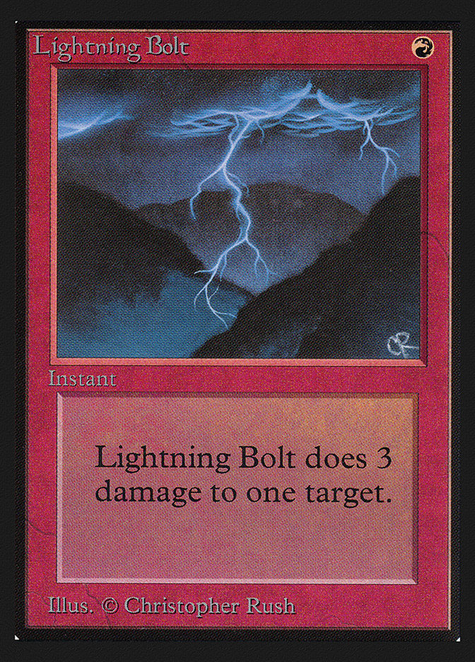 Lightning Bolt [International Collectors' Edition] | Chromatic Games