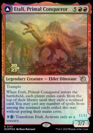 Etali, Primal Conqueror // Etali, Primal Sickness [March of the Machine Prerelease Promos] | Chromatic Games