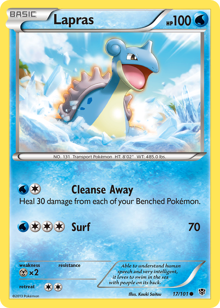 Lapras (17/101) [Black & White: Plasma Blast] | Chromatic Games