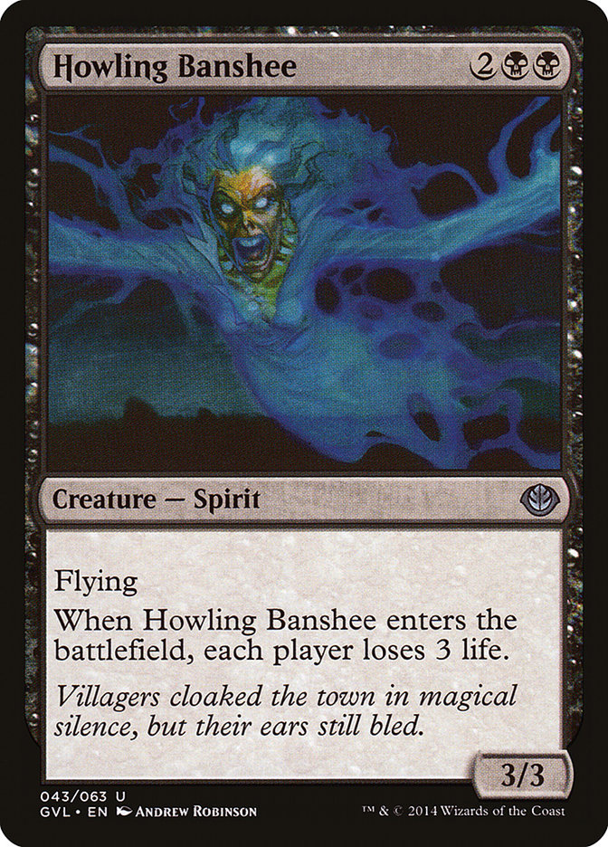 Howling Banshee (Garruk vs. Liliana) [Duel Decks Anthology] | Chromatic Games