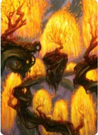 Grove of the Burnwillows Art Card [Zendikar Rising Art Series] | Chromatic Games