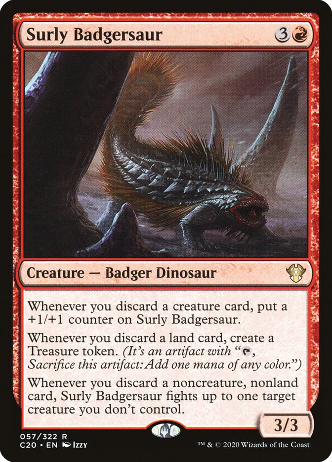 Surly Badgersaur [Commander 2020] | Chromatic Games