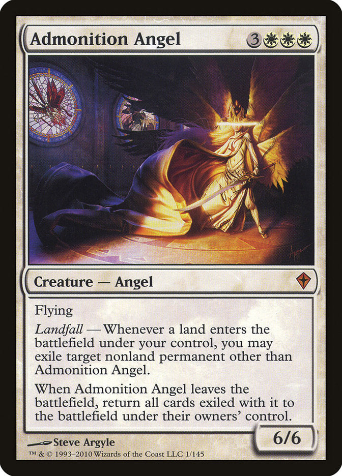 Admonition Angel [Worldwake] | Chromatic Games