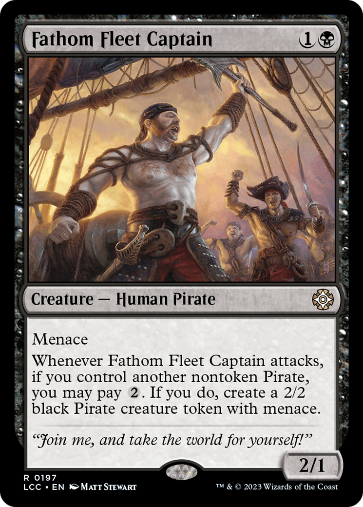 Fathom Fleet Captain [The Lost Caverns of Ixalan Commander] | Chromatic Games