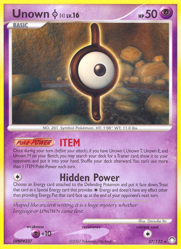 Unown I [Mysterious Treasures] | Chromatic Games