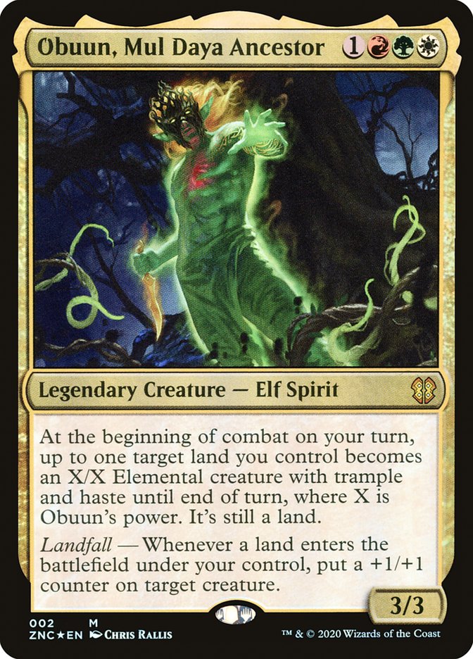 Obuun, Mul Daya Ancestor [Zendikar Rising Commander] | Chromatic Games