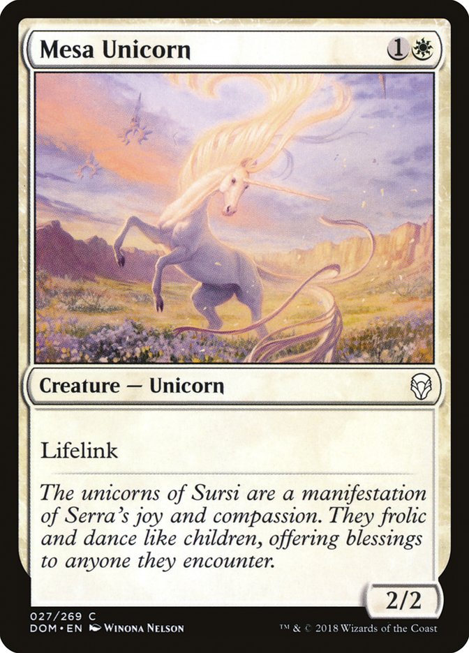 Mesa Unicorn [Dominaria] | Chromatic Games