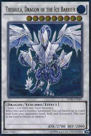 Trishula, Dragon of the Ice Barrier [AP08-EN001] Ultimate Rare | Chromatic Games