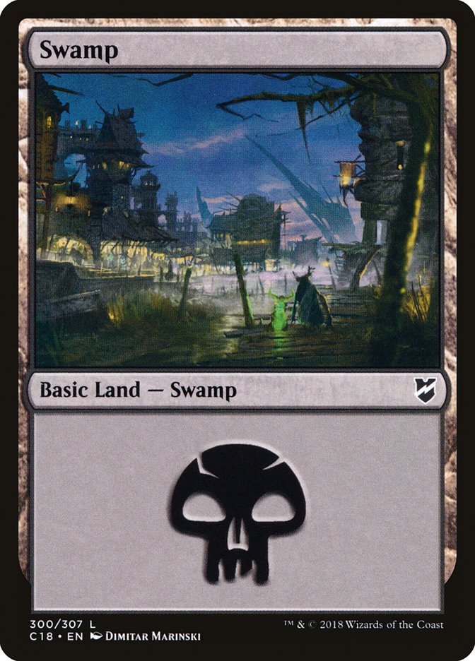 Swamp (300) [Commander 2018] | Chromatic Games