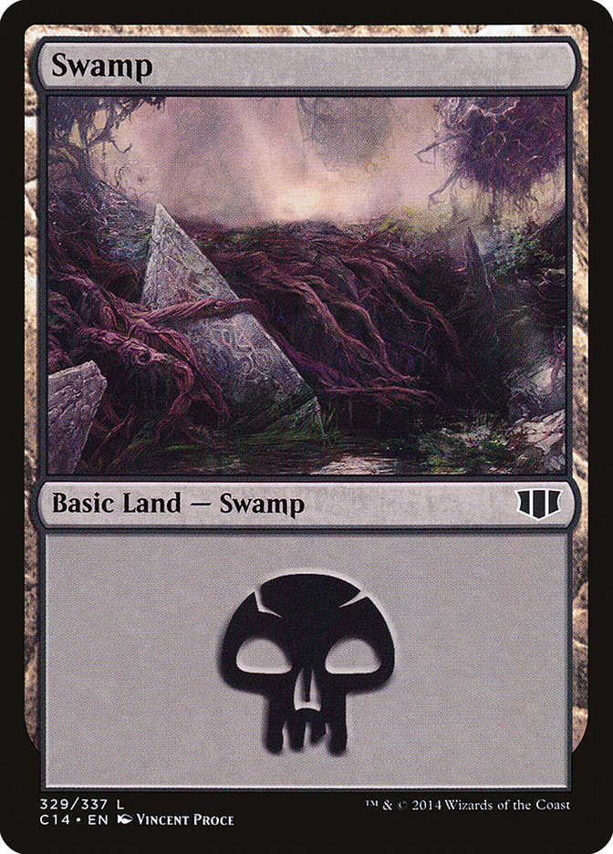 Swamp (329) [Commander 2014] | Chromatic Games