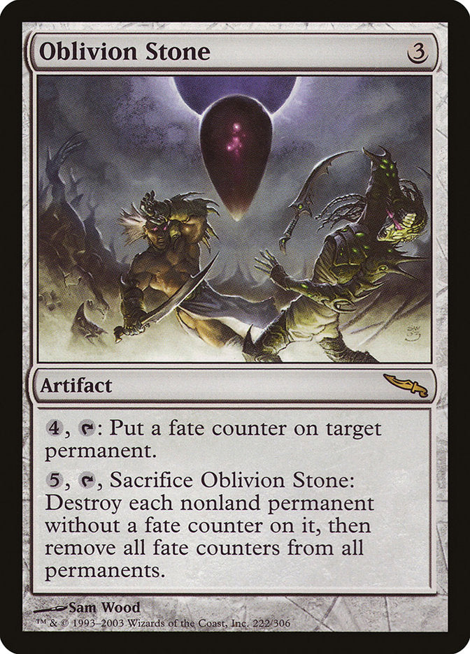 Oblivion Stone [Mirrodin] | Chromatic Games