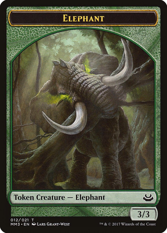 Elephant Token [Modern Masters 2017 Tokens] | Chromatic Games