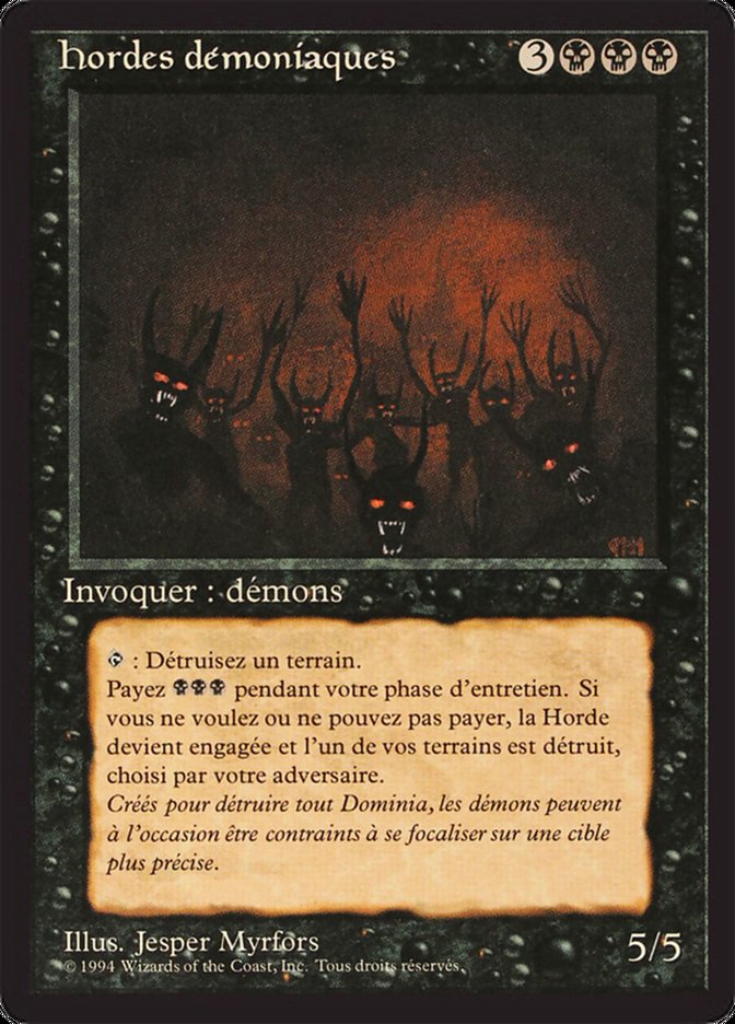 Demonic Hordes [Foreign Black Border] | Chromatic Games