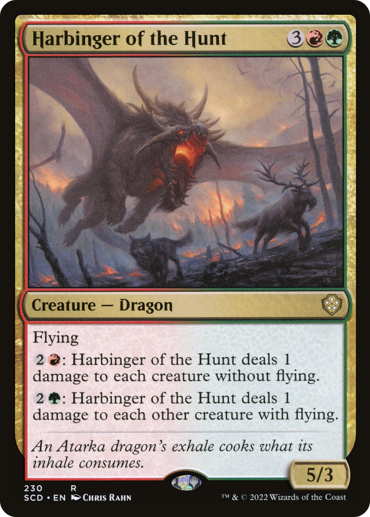 Harbinger of the Hunt [Starter Commander Decks] | Chromatic Games