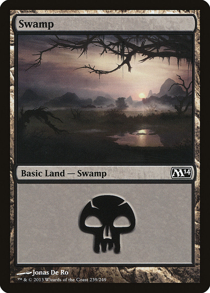 Swamp (239) [Magic 2014] | Chromatic Games