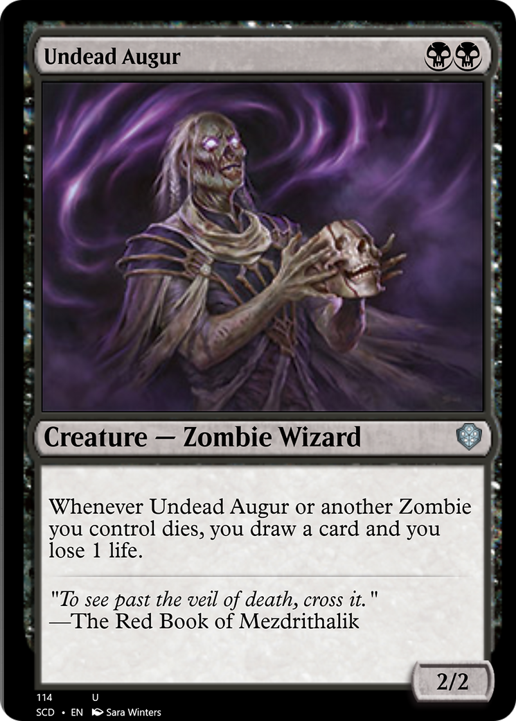 Undead Augur [Starter Commander Decks] | Chromatic Games