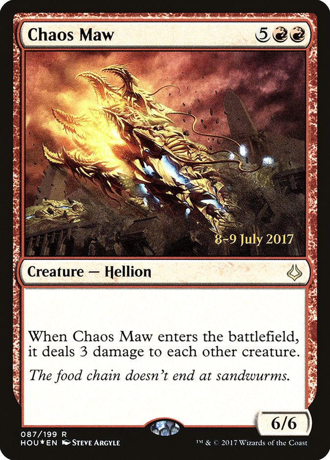 Chaos Maw [Hour of Devastation Prerelease Promos] | Chromatic Games