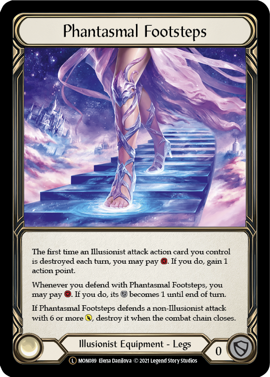 Phantasmal Footsteps [U-MON089-RF] (Monarch Unlimited)  Unlimited Rainbow Foil | Chromatic Games