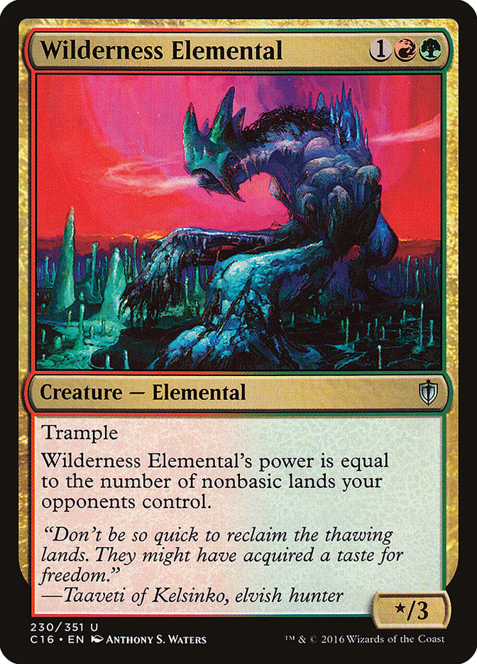 Wilderness Elemental [Commander 2016] | Chromatic Games