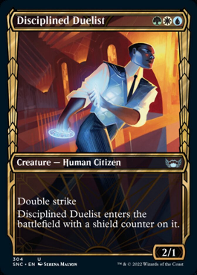 Disciplined Duelist (Showcase Golden Age) [Streets of New Capenna] | Chromatic Games