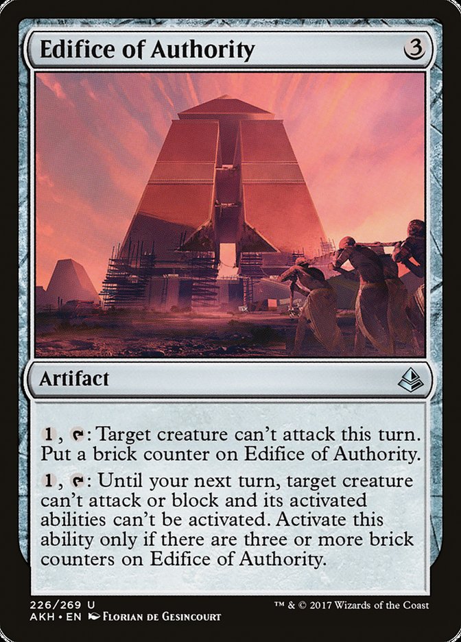 Edifice of Authority [Amonkhet] | Chromatic Games