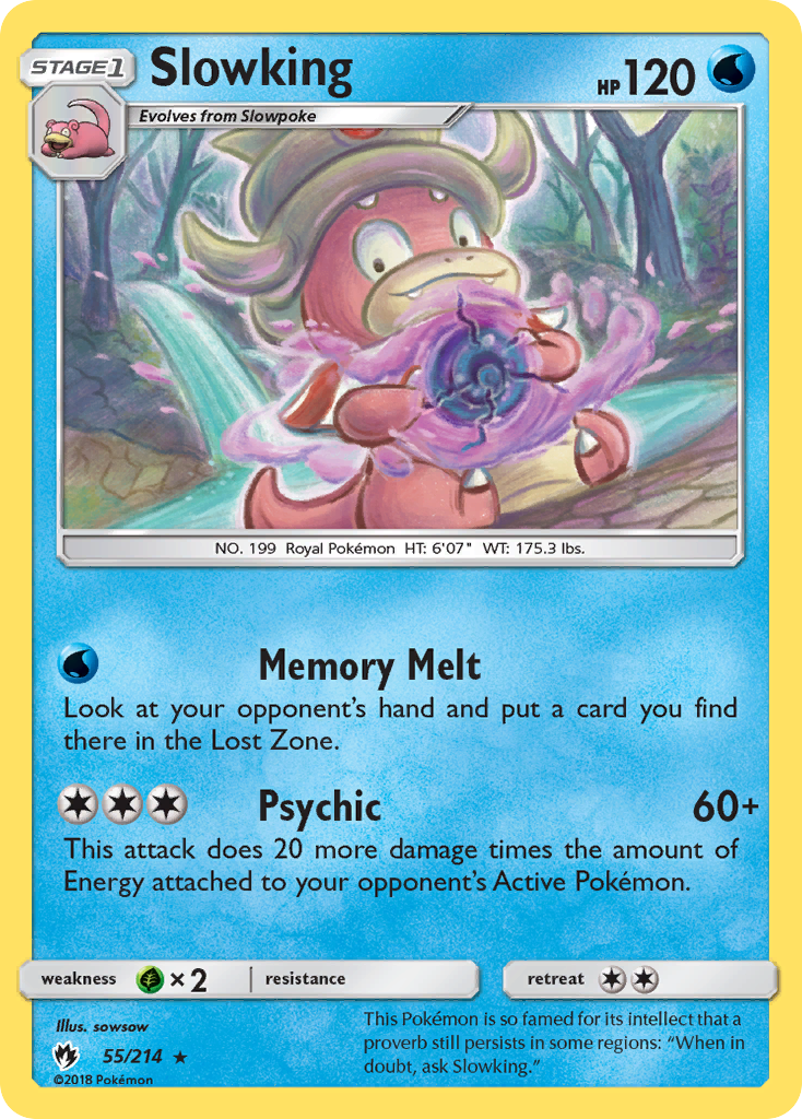 Slowking (55/214) [Sun & Moon: Lost Thunder] | Chromatic Games