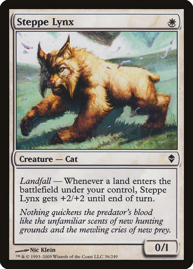 Steppe Lynx [Zendikar] | Chromatic Games