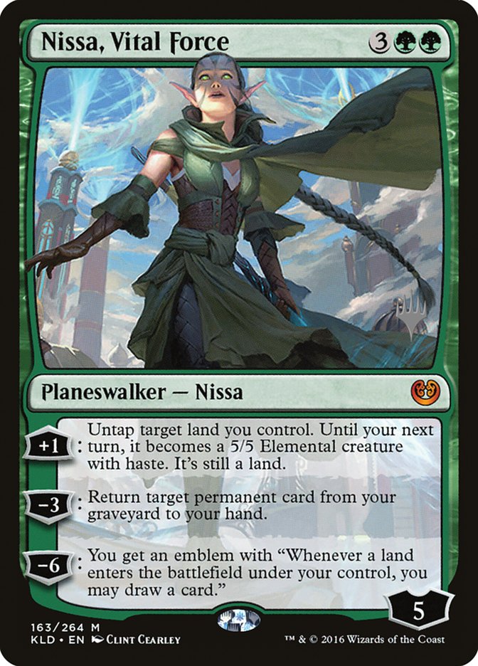 Nissa, Vital Force (Promo Pack) [Kaladesh Promos] | Chromatic Games