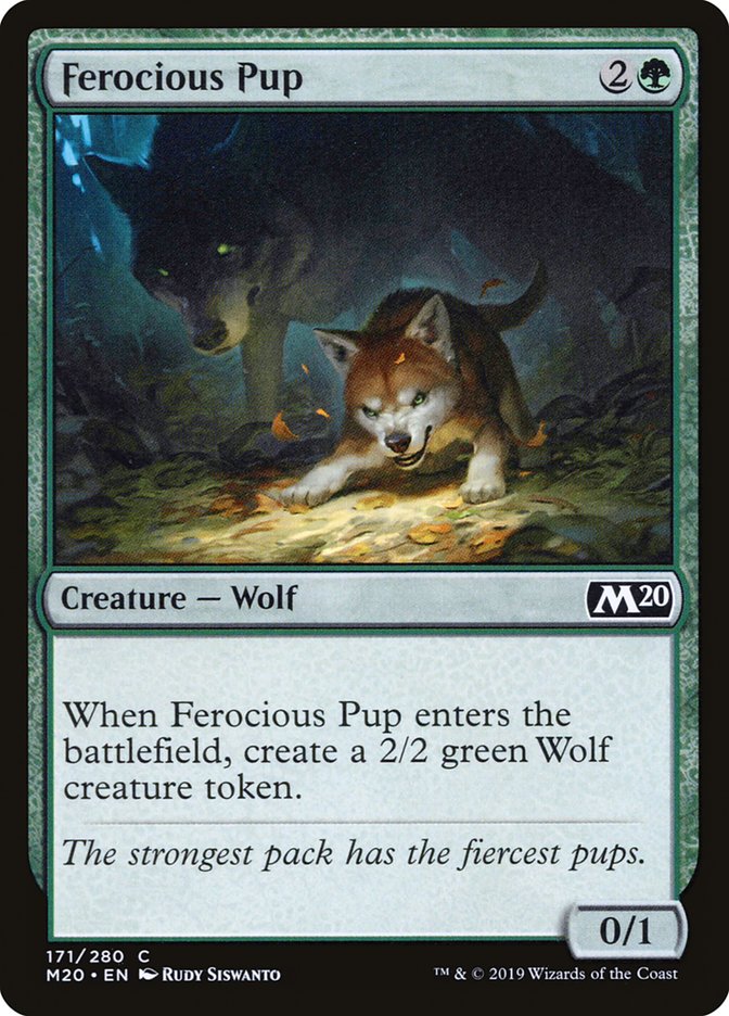 Ferocious Pup [Core Set 2020] | Chromatic Games