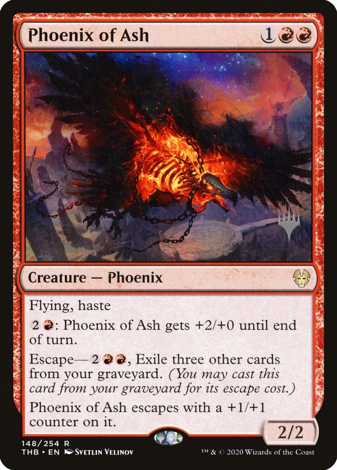 Phoenix of Ash (Promo Pack) [Theros Beyond Death Promos] | Chromatic Games