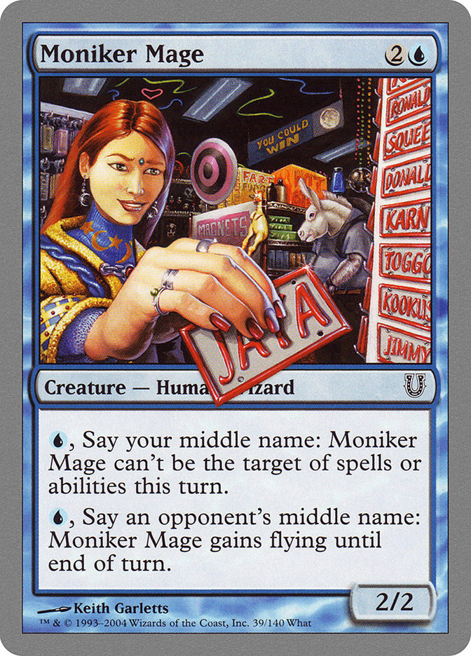 Moniker Mage [Unhinged] | Chromatic Games