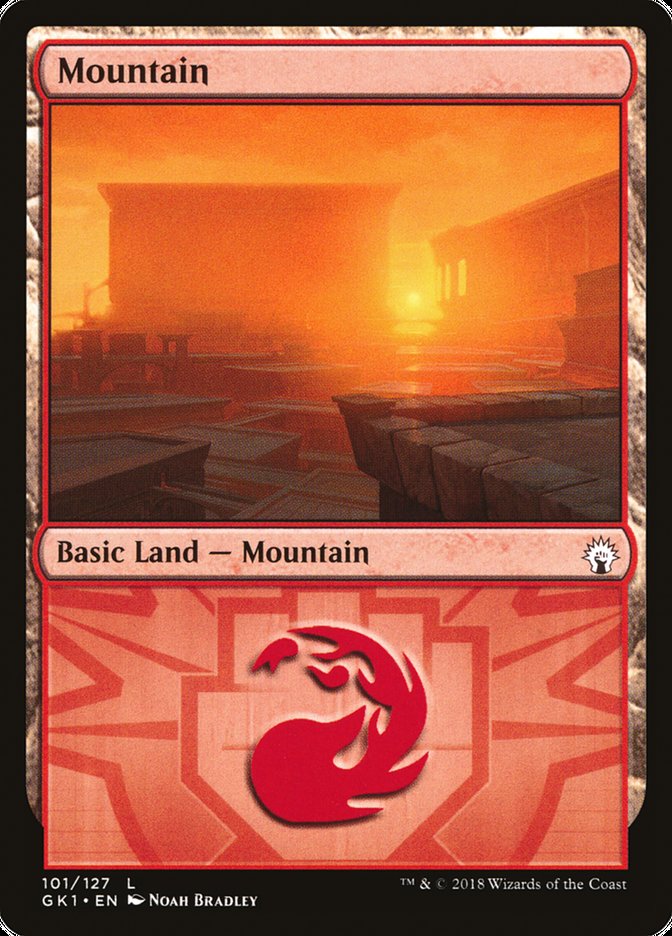 Mountain (101) [Guilds of Ravnica Guild Kit] | Chromatic Games