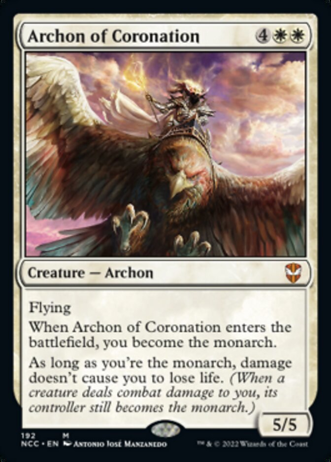 Archon of Coronation [Streets of New Capenna Commander] | Chromatic Games