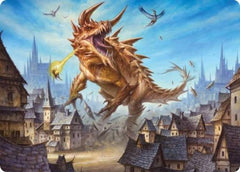 Tarrasque Art Card [Dungeons & Dragons: Adventures in the Forgotten Realms Art Series] | Chromatic Games