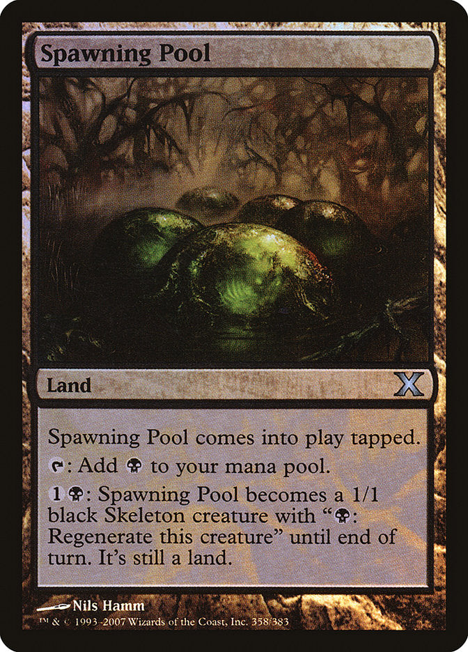 Spawning Pool (Premium Foil) [Tenth Edition] | Chromatic Games