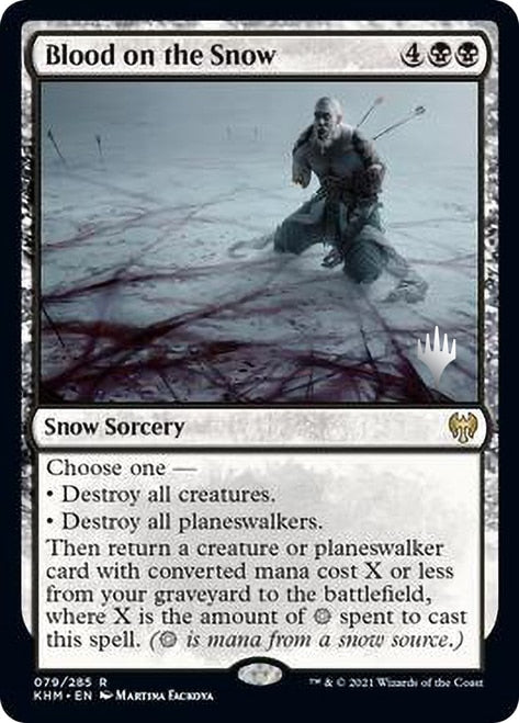 Blood on the Snow (Promo Pack) [Kaldheim Promos] | Chromatic Games