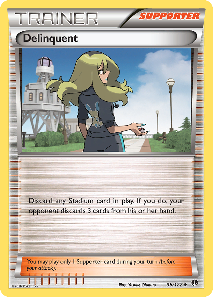 Delinquent (98/122) [XY: BREAKpoint] | Chromatic Games