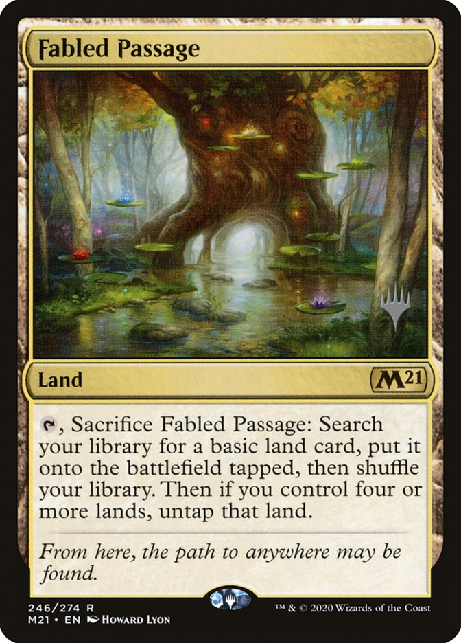 Fabled Passage (Promo Pack) [Core Set 2021 Promos] | Chromatic Games