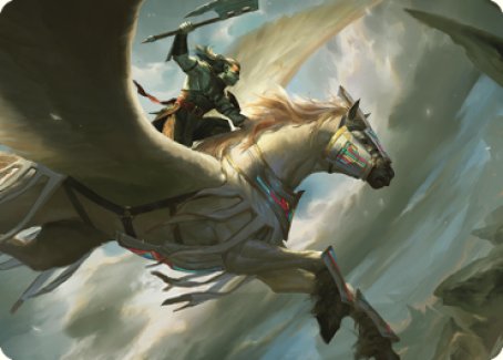 Cleaving Skyrider Art Card [Dominaria United Art Series] | Chromatic Games