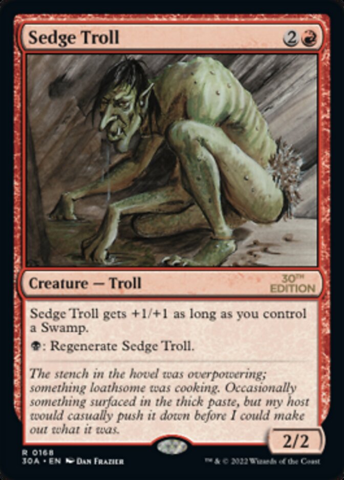 Sedge Troll [30th Anniversary Edition] | Chromatic Games