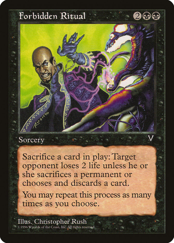 Forbidden Ritual [Visions] | Chromatic Games
