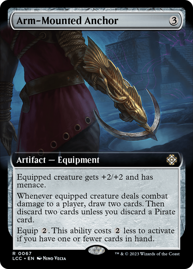 Arm-Mounted Anchor (Extended Art) [The Lost Caverns of Ixalan Commander] | Chromatic Games